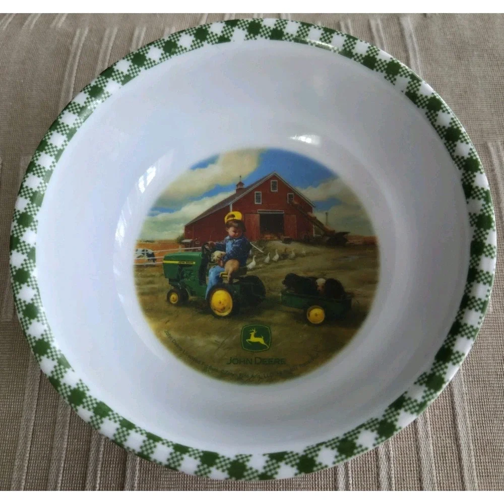 John Deere‎ Vintage Melamine Bowl Everyday Gibson